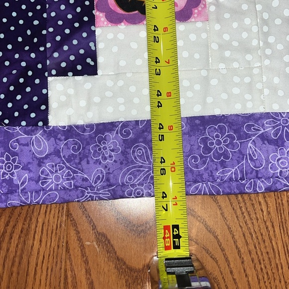 Dora the explorer with her monkey boots pink and purple quilt - Picture 5 of 9